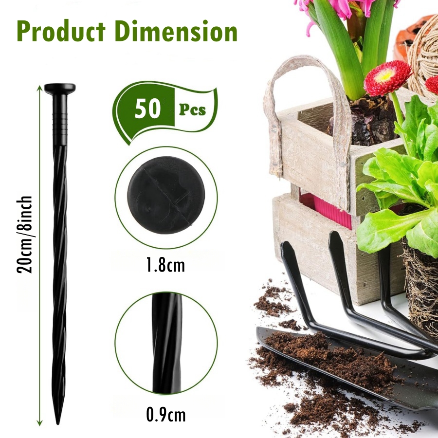 Dry Herb Vaping Accessories - 10 Stück Kunststoff-Gartenpfähle 11cm 20cm für