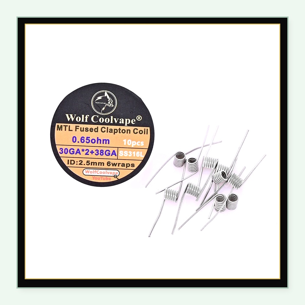 10 Stück Wolfcoolvape MTL Fuse – Vape Coil Replacement Bewertung und Preis